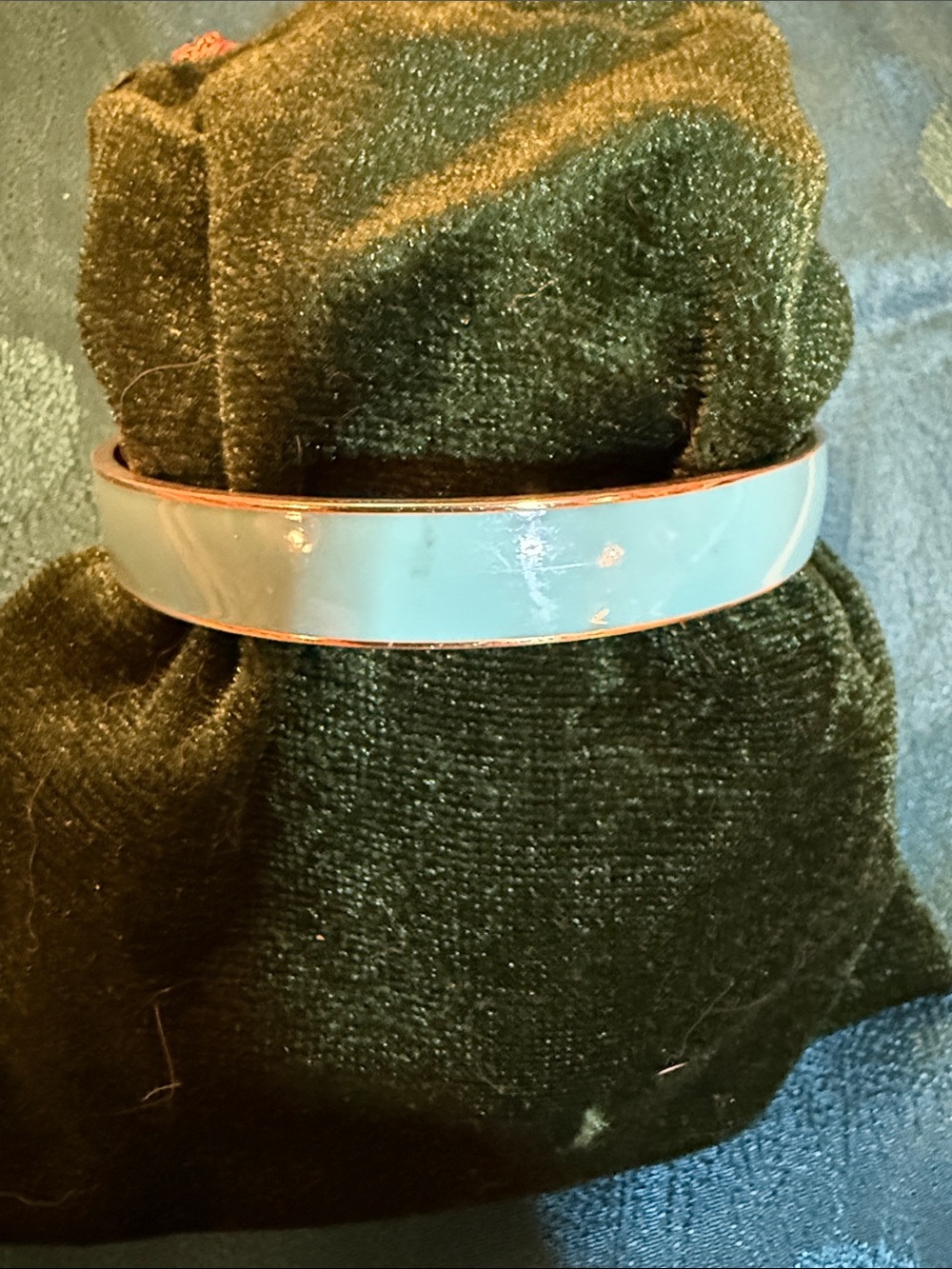 Light Blue Enamel Bangle Bracelet by J.Crew